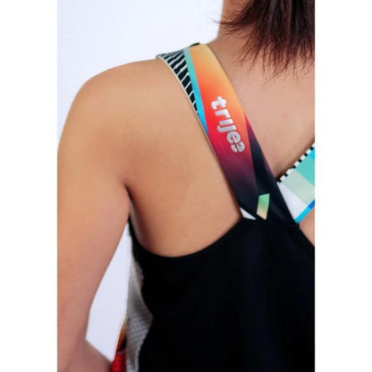 Kaos Tank Top Lari Wanita - Trijee DG Racerback Women (Duochrome Glitch)