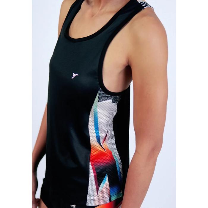Kaos Tank Top Lari Wanita - Trijee DG Racerback Women (Duochrome Glitch)