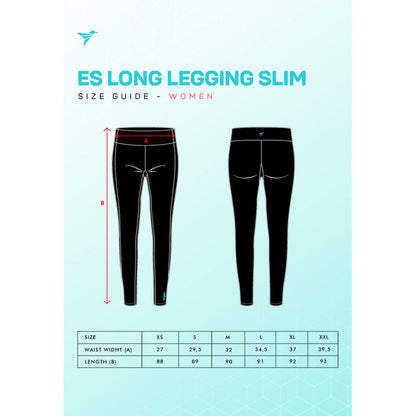 Celana Legging Olahraga Wanita - Trijee ES Long Legging Slim (Army Green)