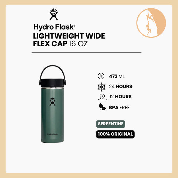 Hydro Flask Lightweight Wide Flex Cap 16oz/473 ml - SERPENTINE