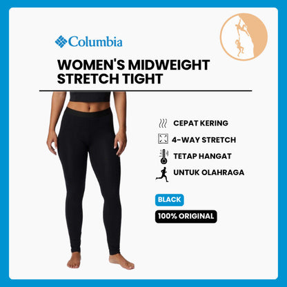 Celana Sport Legging Wanita - Columbia Women's Midweight Stretch Tight