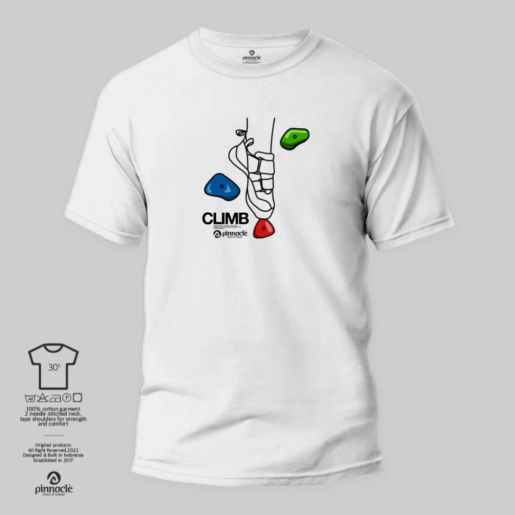 Pinnacle T-Shirt Climb - White