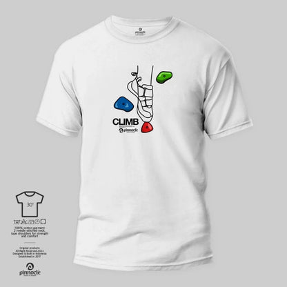 Pinnacle T-Shirt Climb - White