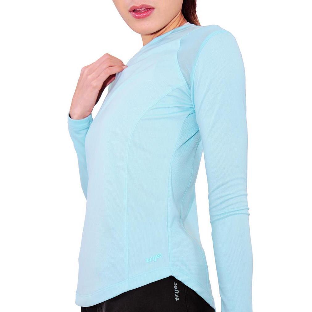 Trijee ES Top Mesh Women Long Sleeve - Jersey Quick Dry Fit Wanita