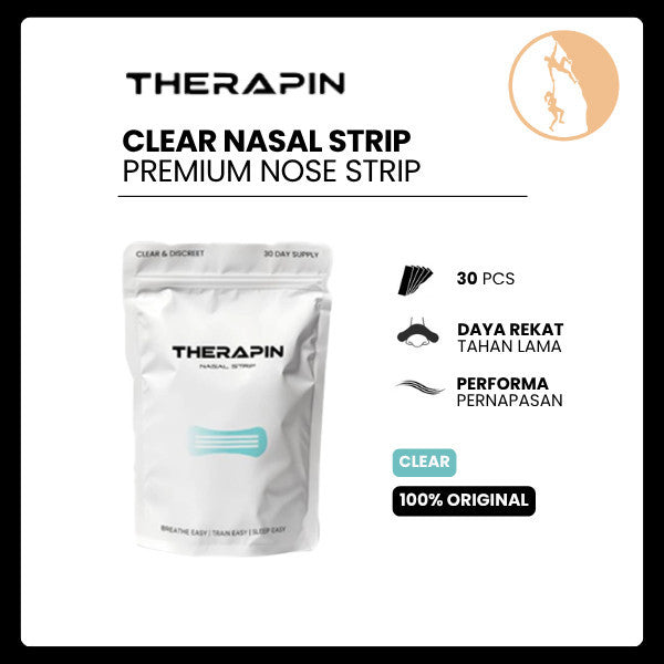 THERAPIN Clear Nasal Strip | 30 Pcs Premium Nose Strip