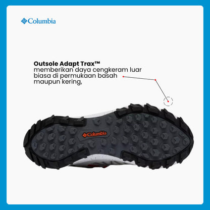 Sepatu Hiking Pria Waterproof - Columbia Men's Peakfreak™ II Outdry™ Hiking Shoe (Moonstone/Red Quartz)