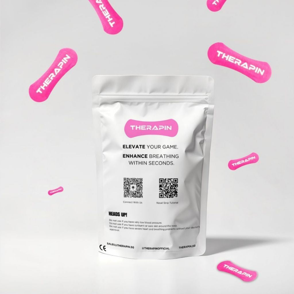 THERAPIN Pink Nasal Strip | 30 Pcs Premium Nose Strip
