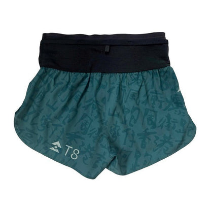 T8 Women's Sherpa Shorts (Inked Teal) - Celana Lari