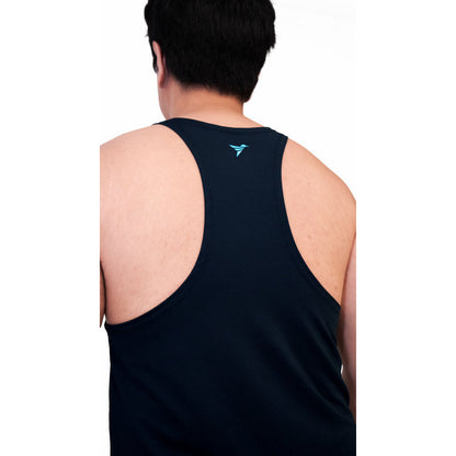 Kaos Tank Top Lari Pria - Trijee  Men's ES Racerback M (Black)