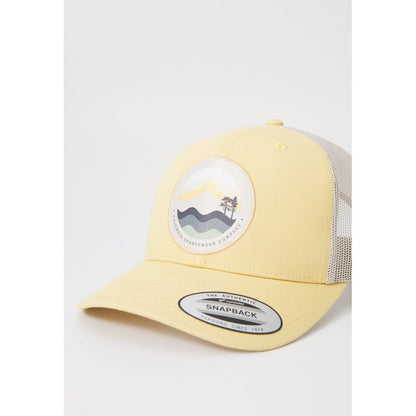 Snapback Cap Columbia Mesh Classic (Sand Dune/Dark Stone) - Flexfit Outdoor Hat / Unisex