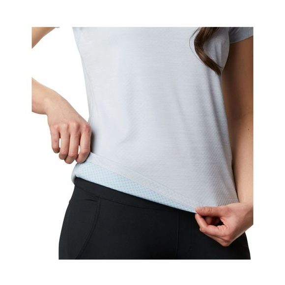 Kaos  Olahraga Wanita  - Columbia Womens Zero Rules SS Shirt (Cirrus Grey Heather)