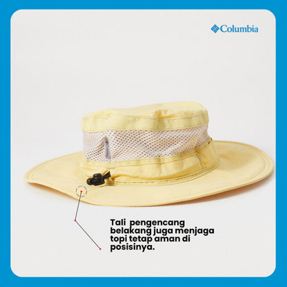 Topi Hiking Outdoor Columbia Bora Bora Booney (Sand Dune) – Bucket Hat Anti UV, Breathable & Adjustable