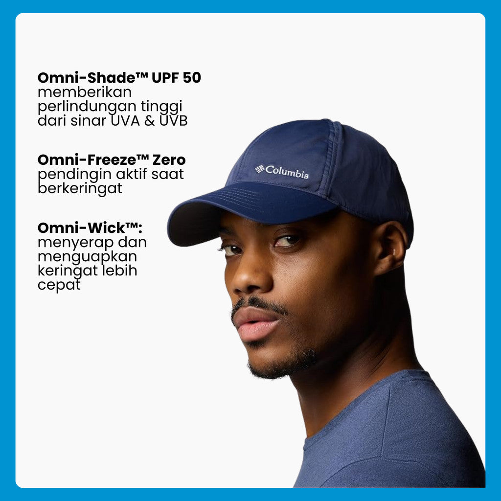 Topi Hiking Columbia Coolhead II Hat (Nocturnal)