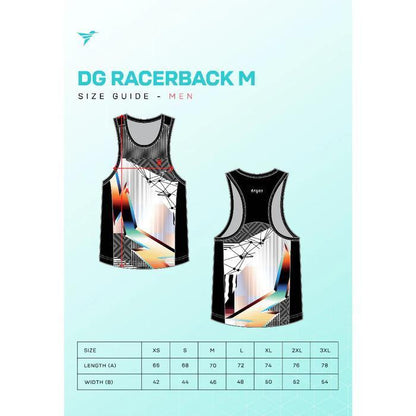 Kaos Tank Top Lari Wanita - Trijee DG Racerback Women (Duochrome Glitch)