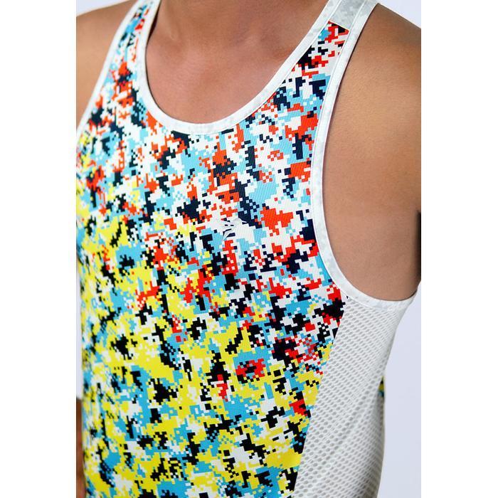 Kaos Singlet/Tank Top Lari Pria - Trijee MD Racerback Men (Multi Dots)