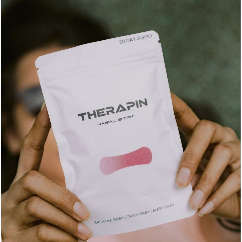 THERAPIN Pink Nasal Strip | 30 Pcs Premium Nose Strip