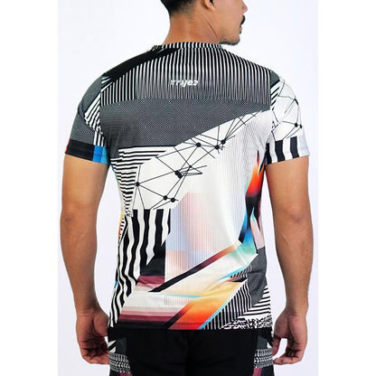 Kaos Olahraga Pria - Trijee DG Jersey Men Short Sleeve (Duochrome Glitch)