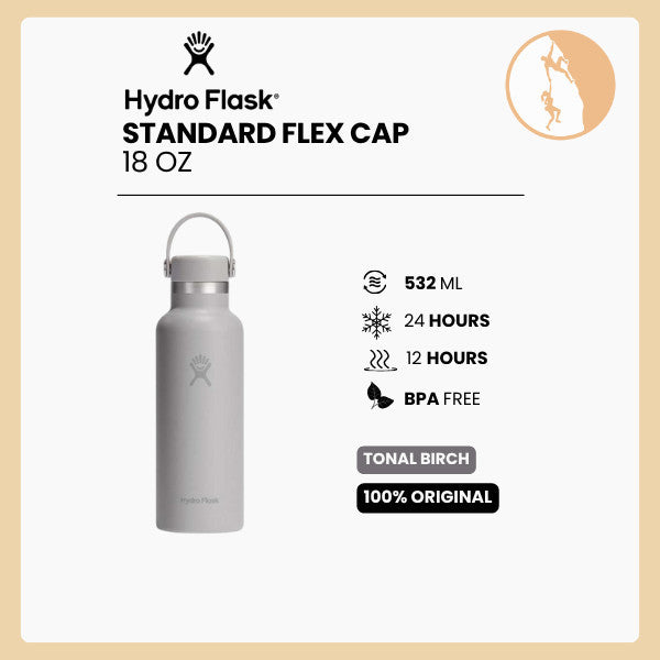 Hydro Flask Standard Flex Cap 18oz/532ml - TONAL BIRCH