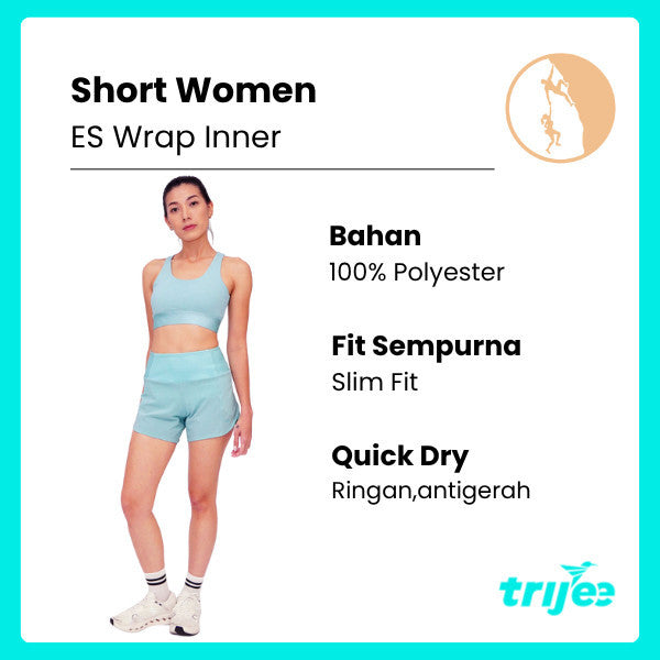 Trijee ES Wrap Inner Short Women - Celana Pendek Olahraga Wanita