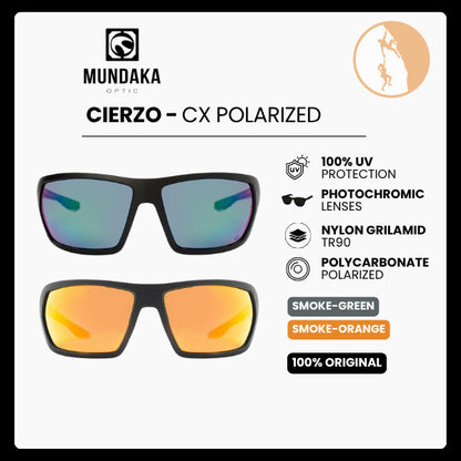 Mundaka Optic CIERZO (Black / CX Polarized) - Eyewear/Sunglasses/Kacamata Sport