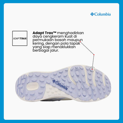 Sepatu Lari Wanita  - Columbia Women's Konos TRS Trail Performance Shoes  (Sea Salt, Snowdrift)