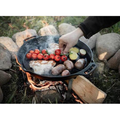 Petromax Fire Skillet Fp40 With Two Pan Handles - Wajan Cast Iron