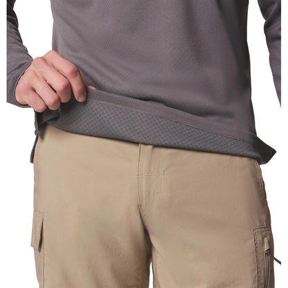 Kaos Hiking Lengan Panjang Pria - Columbia Men's Alpine Chill Pro Graphic Long Sleeve (City Grey, Be Cooled)
