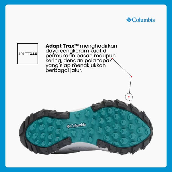 Sepatu Lari/Trail Running Pria - Columbia Men's Konos™ TRS Performance Shoes (White/Poppy Red)