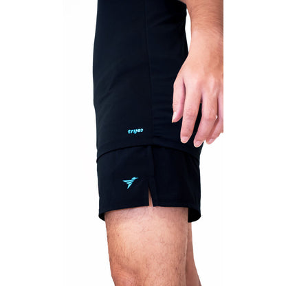 Kaos Tank Top Lari Pria - Trijee  Men's ES Racerback M (Black)
