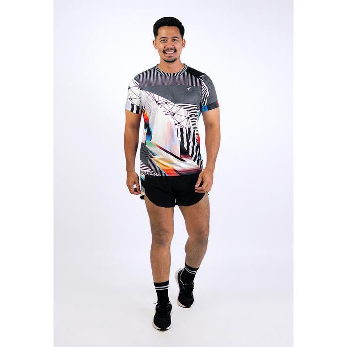 Kaos Olahraga Pria - Trijee DG Jersey Men Short Sleeve (Duochrome Glitch)