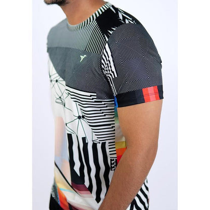 Kaos Olahraga Pria - Trijee DG Jersey Men Short Sleeve (Duochrome Glitch)
