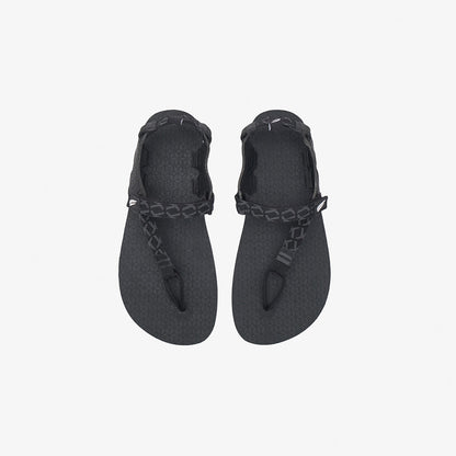 PYOPP FLEDGE - Tapak V1.5 Barefoot Flip Flops - Black