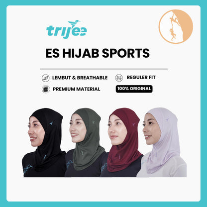 Jilbab Olahraga Wanita - Trijee ES Hijab Sports Women