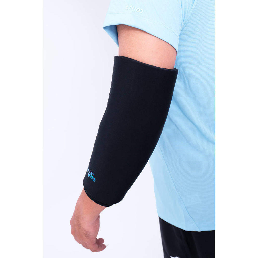 Kompresi Gel Terapi Olahraga -  Trijee Gel Sleeve (Black)