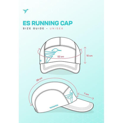 Trijee Es Running Cap / Topi Lari Unisex - White