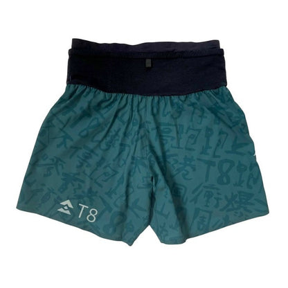 T8 Men's Sherpa Shorts (Inked Teal) - Celana Pendek Lari