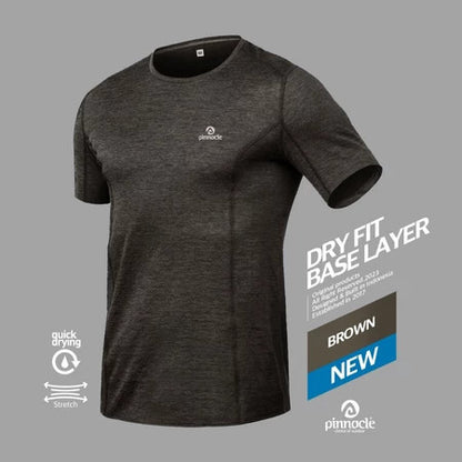 Pinnacle Dry Fit Base Layer - Brown