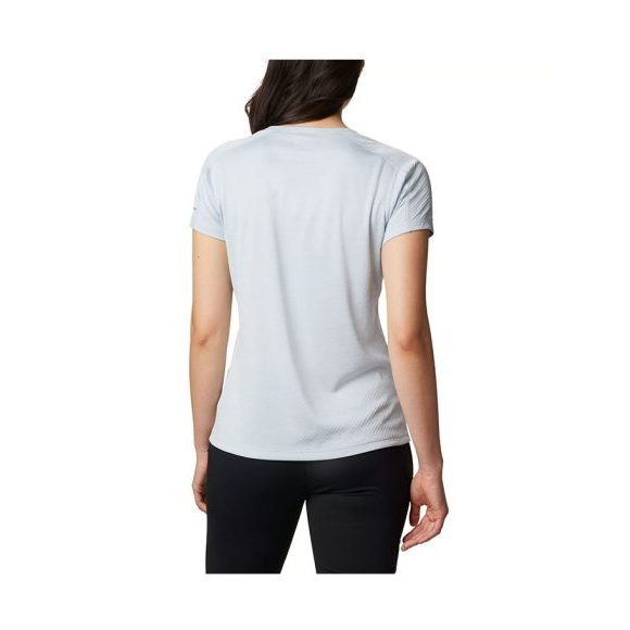 Kaos  Olahraga Wanita  - Columbia Womens Zero Rules SS Shirt (Cirrus Grey Heather)