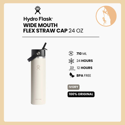 Hydro Flask Wide Flex Straw Cap 24oz/710 ml - IVORY