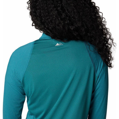Atasan Olahraga Wanita - Columbia Women's Endless Trail Half Zip Mesh Long Sleeve Shirt
