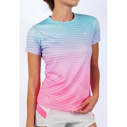 Kaos Olahraga Wanita - Trijee GL Jersey Women (Gradient Lines)