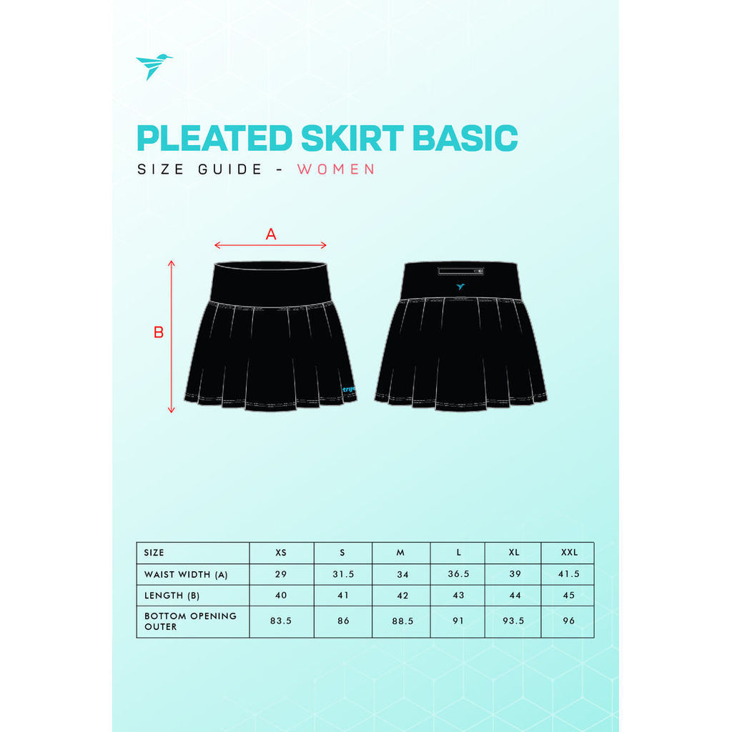 Rok Olahraga Wanita - Trijee Women's ES Pleated Skirt Basic