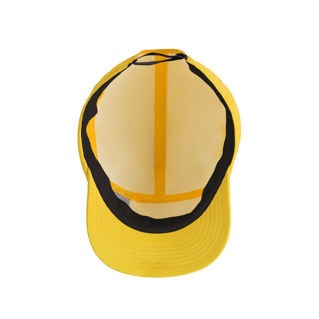 Buff 5 Panel Go Cap Logo Yellow - Topi Lari/Trail Running