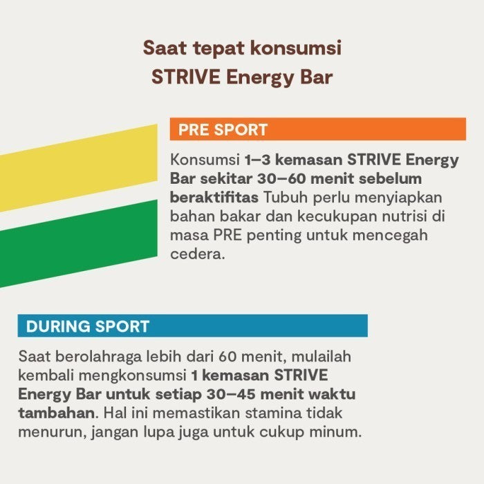Strive Energy Bar Selai Nanas - Camilan Instant Berenergi
