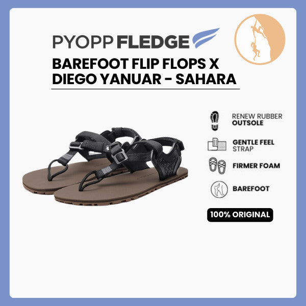 Tapak Ultra Barefoot Flip Flops X Diego Yanuar - Sahara