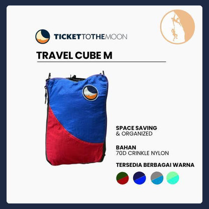 Travel Cube Ticket To The Moon | Tas Perjalanan Ringan & Tahan Lama | Ticket To The Moon Travel Cube Size M
