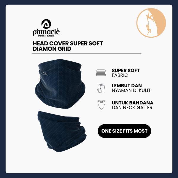 Aksesoris Kepala Pinnacle | Head Cover – Super Soft Diamond Grid | Pelindung Kepala Outdoor