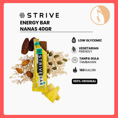 Strive Energy Bar Selai Nanas - Camilan Instant Berenergi