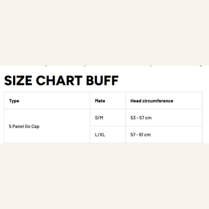 Buff 5 Panel Go Cap Logo Yellow - Topi Lari/Trail Running