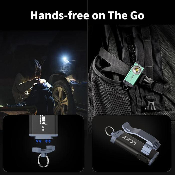 Wuben G2 Multi-functional Mini EDC LED Keychain Flashlight Senter